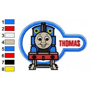 Thomas The Train Henry Embroidery Design 03